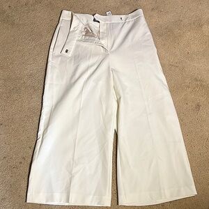 Zara Cream High-Waisted Trousers